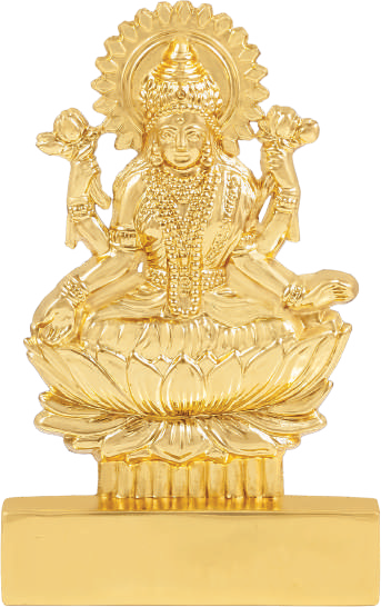 Gold Lakshmi Idol