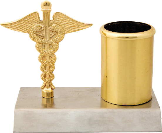 Caduceus Pen Stand