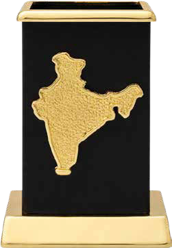 India Map Pen Stand
